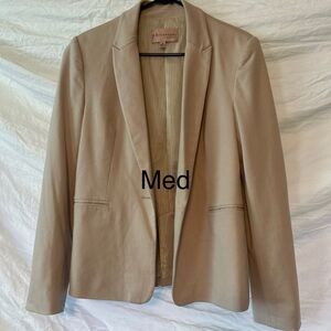 Philosophy Tan Blazer Classic Tailored Design